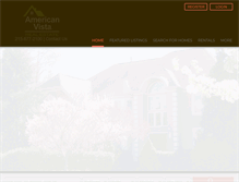 Tablet Screenshot of americanvistarealestate.com